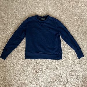 Figs Sweatshirt Pullover Knit Navy Blue Crew Neck